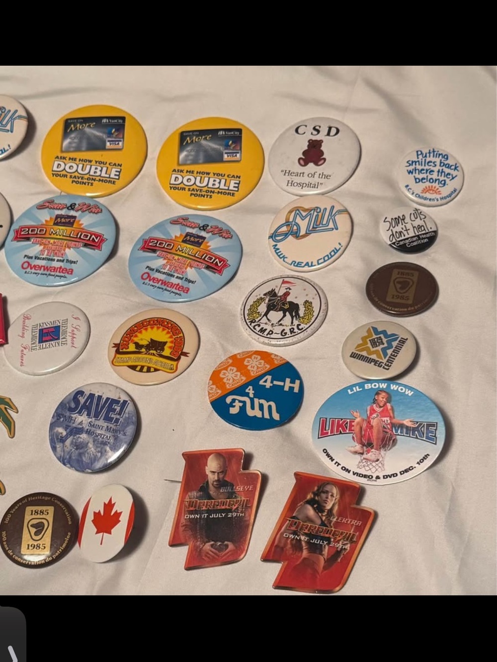 Assorted Promotional Button Pin Pack - Colorful Mix - Picture 3 of 3